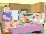  breakfast_food chris_griffin family_guy incest kitchen_sex lois_griffin peter_griffin semen 