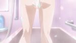 1girl animated animated_gif ass bath black_hair breasts brown_eyes censored gif kotegawa_yui long_hair navel nipples nude shower showering to_love-ru to_love-ru_darkness water wet