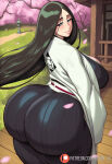  1girl ai_generated ass big_ass bleach breasts gigantic_ass huge_ass juuicyai kimono shounen_jump unohana_retsu 