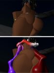  1femboy 1girl 1girl1boy breeding femboy_on_female grey_body instant_loss instant_loss_2koma mating_press missionary missionary_position roblox 