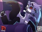 1girl amazon_prime fanart female furry hellaverse hellhound helluva_boss loona_(helluva_boss) nsfw nude solo thealjavis vivziepop youtube