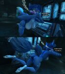 1girl breasts drowning drunk_crowley female fox krystal nintendo nude nudity peril rareware sfm solo star_fox star_fox_adventures swimming underwater underwater_peril