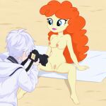 equestria_girls golden_hazel hair_orange male my_little_pony_equestria_girls older older_female pussy young_adult young_adult_female young_adult_woman