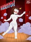  1girl ass breasts embarrassed female glitch_productions misfitrogue242 netflix nude pomni_(the_amazing_digital_circus) solo tagme the_amazing_digital_circus youtube 