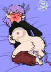 abs amity_blight anal anal_insertion anal_penetration ass bed bedroom biting_clothes black_dress black_shirt blouse blush breasts brown_hair brown_nipples closed_eyes double-parted_bangs dress egg_vibrator erect_nipples eyebrows_visible_through_hair eyelashes full-face_blush hair_between_eyes heart_symbol hearts_around_head masturbation nipple nipple_rub nipple_stimulation nipple_tweak no_shoes object_insertion on_bed pale-skinned_female pale_skin pants_down pants_pull pointy_ears pubic_hair purple_hair purple_pants purple_pubic_hair pussy pussy_juice short_dress short_hair signature sweater sweater_lift the_and the_owl_house the_owl_house_(finale) two_tone_hair vibrator vibrator_in_ass witch