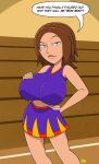  bonnie_rockwaller cheerleader_outfit kim_possible massive_breasts speech_bubble thighs 