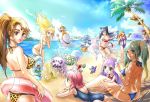  6+boys 6+girls ahri amumu animal_ears annie_hastur aqua_hair ball bandage beach beachball bikini black_hair blonde_hair blue_eyes blue_skin breasts brown_eyes butt_crack cleavage corki facial_hair facial_mark fish fizz_(league_of_legends) forehead_jewel fox_ears fox_tail goggles goggles_on_head green_eyes gun hat innertube janna_windforce kog&#039;maw league_of_legends leopard_print long_hair lulu_(league_of_legends) multicolored_hair multiple_boys multiple_girls multiple_tails mustache navel nidalee ocean one-piece_swimsuit pale_skin pistol pointy_ears polearm popsicle purple_eyes purple_hair purple_skin red_hair sand sand_castle sarah_fortune shark short_hair sona_buvelle spatula spyglass swim_trunks swimsuit tail tears teemo tiara tree trident tristana urf weapon wukong yellow_eyes yummiclaire 