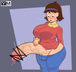 ... 1futa 1girl 1girls 2d_(artwork) 2d_artwork alternate_version_available big_breasts big_penis big_testicles black_eyes blush breasts brown_hair caillou_(series) censored censored_penis clothes_pull clothing digital_media_(artwork) doris_(caillou) erect_penis erection female futa_only futanari genital_fluids genitals hairband huge_breasts huge_penis huge_testicles impossible_clothes intersex intersex_only jeans large_penis large_testicles long_sleeves looking_at_penis looking_down milf mommy open_mouth pants pants_pull penis short_hair solo solo_futa spoken_ellipsis sweatdrop testicle thick_thighs undersized_clothes veins veiny_penis wide_hips yutomaster