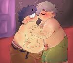 2boys alejo_torres arm_grab bear_(body_type) belly belt blush brothers brothers_kissing bulge bulge_through_clothing bulge_under_clothes dad_bod dadbod drunk dubious_consent fat_male gaspar_torres gay_incest grabbing_another's_arm hairy hairy_arms hairy_male incest incestuous kiss_on_lips kissing male male_only oc ocs original original_character original_characters pants_only penis penis_out penis_out_of_pants plump questionable_consent shirtless shirtless_(male) shirtless_male sweating thick_thighs una_familia_50_promedio underpants yaoi