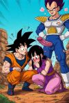  ai_generated anus chichi dragon_ball dragon_ball_z goku 