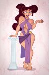  1girl 1girl 1girl 1girls bare_feet barefeet barefoot breasts cartoon cleavage cleavage_window disney dress feet female_focus female_only female_solo hercules_(1997_film) hercules_(disney) jumpdriiver legs long_hair medium_breasts megara megara_(disney) perky_breasts ponytail ponytail_female red_hair solo_female solo_focus standing standing_up twitter very_long_hair 