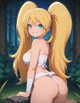  1girl ai_generated ass breasts fundoshi naruto naruto_uzumaki sarashi shounen_jump 
