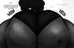 1boy 1femboy 1girl 2026 afro afro_puffs ass ass_focus ass_to_viewer big_ass big_hair black_bottomwear black_hair black_panties black_text bottom_heavy bottom_heavy_femboy bubble_ass bubble_butt butt_focus closed_eyes dark-skinned_femboy dark-skinned_male dark_skin detailed_render digital_art digital_artwork_(media) digital_media digital_media_(artwork) fat_ass fat_butt femboy freckles freckles_on_ass glitter glittering_hair grin gym jayden_(fazzinart) massive_ass massive_butt monochrome nice_ass nsfw oblivious plappable plappable_ass render round_ass round_butt simple_background smiling_at_viewer solo_male sparkling_hair stretching stretching_legs talking talking_to_partner talking_to_viewer text