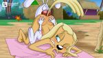 animal_nose beige_fur biting_lip blonde_hair blue_eyes blush blushing_ass brandy_and_mr._whiskers brandy_harrington bunny bunny_ears bunny_girl bunny_tail closed_eyes creative_signature dog dog_ears dog_girl dog_tail erect_penis fairycosmo fur furry furry_female grabbing_another's_ass grabbing_sheets long_ears long_eyelashes looking_down mr._whiskers one_eye_closed oral oral_sex outdoor_nudity outdoor_sex outside parted_hair rabbit rabbit_ears rabbit_tail sex_from_behind signature top-down_bottom-up white_fur