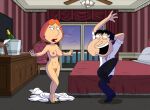  blackzacek breasts erect_nipples family_guy glenn_quagmire lois_griffin nude pubic_hair pussy ready_to_fuck thighs 