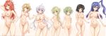 1girl 6+girls 7girls amou_kanade areola barefoot big_breasts breasts carol_malus_dienheim censored completely_nude elfnein feet gluteal_fold high_resolution kazanari_tsubasa kohinata_miku light-skinned light-skinned_female medium_breasts mosaic_censoring multiple_girls navel nipples nude nude_female pettanko pussy r-binon senki_zesshou_symphogear small_breasts tachibana_hibiki very_high_resolution yukine_chris