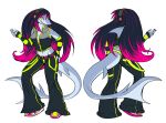  anthro clothing female headphones marine mayhem shark sharp_teeth squeedgemonster tail 