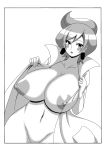  araragi_(pokemon) aurea_juniper blush breasts creatures_(company) erect_nipples game_freak haguruman huge_breasts huge_nipples humans_of_pokemon koutarosu navel nintendo pokemon pokemon_(anime) pokemon_black_2_&amp;_white_2 pokemon_black_and_white pokemon_bw pokemon_bw2 porkyman professor_araragi professor_juniper undressing 