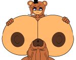  cally3d five_nights_at_freddy&#039;s fredina&#039;s_nightclub fredina_(cally3d) futa_only futanari hands_on_breasts huge_penis hyper_breasts hypfutalover looking_at_viewer tagme 