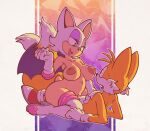 furry miles_"tails"_prower nipples nude onihidden rouge_the_bat sega sonic_the_hedgehog_(series) tagme