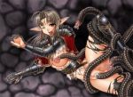 armor cum cum_inside elf masa_yuki nipples pointy_ears puffy_nipples pussy rape tears tentacle torn_clothes vaginal