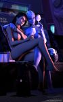 3d 3d_(artwork) ashley_williams huggybear liara_t'soni mass_effect mass_effect_3