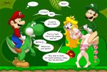 luigi mario princess_peach tagme yoshi