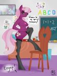 apple apple_bloom ass big_macintosh breasts chalkboard cheerilee cutie_mark_crusaders dialogue equation equine female friendship_is_magic fruit heart heart_cutout horn horse modernstormtrooper my_little_pony nipples peeking rainbow_dash scootaloo sponge stockings sweetie_belle text unicorn