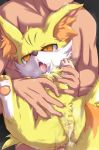 beastiality canine cum female fennec fennekin fox furry hetero male nintendo oinari_sanda open_mouth pokemon pokephilia pussy video_games yellow yellow_eyes