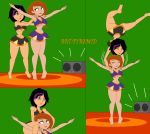 ass balance big_hero_6 breasts cheerleader climbing crossover gogo_tomago kim_possible kimberly_ann_possible legs_open pyramid_(artist) yuri