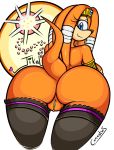 alpha_channel ass bandage big_ass breasts canastus dreadlocks echidna female jewelry labia looking_back nipples nude orb presenting presenting_hindquarters pussy sega sideboob sonic_(series) sonic_team spirit stockings tiara tikal_the_echidna