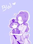 age_difference black_(pokemon) hug hugging mother_(pokemon) mother_and_son mother_bw_(pokemon) pokemom pokemon pokemon_(game) pokemon_bw touya_(pokemon)