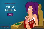  1girl book chair futanari futurama gijoepwns penis reading turanga_leela 