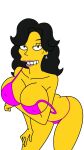  1girl julia_(the_simpsons) sexy sexy_body sexy_breasts sexy_pose the_simpsons 