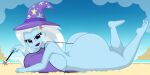  bikini dat_ass equestria_girls gigantic_ass gigantic_breasts hourglass_figure humanized mashoart my_little_pony purple_eyes trixie_(mlp) trixie_lulamoon_(mlp) white_hair 