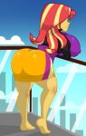  dat_ass equestria_girls gigantic_ass gigantic_breasts hourglass_figure humanized mashoart multicolored_hair my_little_pony sunset_shimmer sunset_shimmer_(eg) 