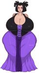  big_ass big_breasts black_hair danny_phantom goth goth_girl hourglass_figure pinkkoffin purple_eyes samantha_manson 