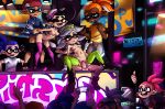  1girl audience breasts callie_(splatoon) catunder crowd dark-skinned_male dark_skin group group_sex high_res inkling inkling_(boy) male male/female marie_(splatoon) multiple_boys nintendo nipples penetration penis public public_sex pussy pussy sex splatoon squid_sisters testicle thumbs_up vaginal vaginal_penetration vaginal_sex 