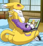 computer computer_charger digihentai digimon palcomix renamon rule34