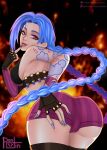 jinx (league of legends) from deviantart by pandin