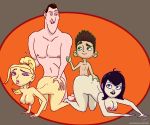 big_breasts courtney_babcock crossover dracula from_behind hotel_transylvania mavis_dracula norman_babcock paranorman val