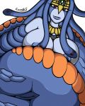 artist_name ass big_ass big_breasts big_lips breasts canastus deity female goddess jewelry looking_back monster_girl naga necklace nipples nude pussy reptile scalie snake tiara vennominaga_the_deity_of_poisonous_snakes yu-gi-oh!