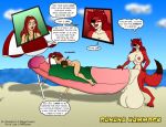 big_penis fox furry futanari glasses hair hyper intersex penis red_hair sunbathing