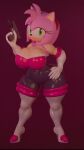 1girl 1girls 3d 3d_(artwork) amy_rose amy_rouge amy_the_bat animal_ears animal_humanoid anthro anthro_female anthro_only ass big_ass big_ass big_breasts big_breasts big_hips big_thighs black_latex black_nose black_suit blender blender_(artwork) blender_(software) blender_cycles bodysuit breasts clothed clothing cosplay curvy curvy_body curvy_female curvy_figure edit edited edited_by_uploader elbow_gloves eyelashes female_only fur furry furry_only glock green_eyes gun hair hedgehog hedgehog_ears hedgehog_girl hedgehog_humanoid high_heel_boots high_heels hips humanoid hybrid_creation large_ass large_butt large_hips large_thighs latex latex_bodysuit latex_suit legs looking_at_viewer mobian mobian_(species) mobian_hedgehog outfit pink_fur pink_hair pink_skin pink_skinned_female rouge_the_bat_(cosplay) sega sega self_upload senna_source simple_background smile smiley_face sonic_the_hedgehog_(series) spandex_suit suit tan_body tan_fur tan_skinned_female thick_thighs thighs two-tone_body two-tone_fur two_tone_body two_tone_fur voluptuous_female weapon