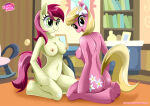 2girls anthro ass bbmbbf breasts equestria_untamed female friendship_is_magic g4 hasbro lily_(mlp) my_little_pony nipples nude palcomix rose_(mlp)