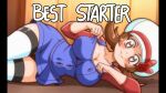  1girl ass big_breasts blush breasts clothed clothed_female game_freak hips huge_ass huge_breasts light-skinned_female light_skin looking_at_viewer lyra_(pokemon) nintendo pokemon smile teemo_vs_all thick_thighs thighs wide_hips 