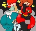  3girls ass baby_doll batman:_the_animated_series batman_(series) blackbewhite2k7 cartoon_network crossover dc_comics dcau dexter's_laboratory dexter's_mom disney dwarf dwarf_female elastigirl female helen_parr huge_ass mary_dahl milf pixar shortstack size_difference smaller_female taller_female the_incredibles thicc warner_bros 