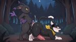  3_fingers 3_toes absurd_res ai_generated all_fours anal anal_penetration anthro anthro_on_anthro anthro_penetrated anthro_penetrating anthro_penetrating_anthro ass balls bandai_namco big_balls big_ears big_penis biped black_body black_claws black_fur blackgatomon blush blush_lines bodily_fluids claws crossover cum cum_in_ass cum_inside cum_on_body cum_on_butt cum_on_ground cum_on_penis digimon digimon_(species) duo fangs feet felid feline fingers forest fur genital_fluids genitals half-closed_eyes high_res huge_balls huge_penis long_tail looking_at_another looking_at_partner male male/male male_penetrated male_penetrating male_penetrating_male mammal markings moon morgana_(persona) motion_lines mouth_closed narrowed_eyes night open_mouth open_smile orange_markings outside_sex paws penetration penile penile_penetration penile_spines penis penis_in_ass persona_(series) plant purple_body saliva saliva_string scarf sex smile smiling_at_another smiling_at_partner snout standing star sweat tail teeth toes tongue tongue_out tree white_body white_fur yellow_eyes yellow_scarf yiff_ai_(director) 