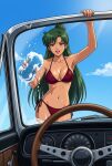  1girl adult_swim alluring bishoujo_senshi_sailor_moon bishoujo_senshi_sailor_moon_r bishoujo_senshi_sailor_moon_s bishoujo_senshi_sailor_moon_s_the_movie bishoujo_senshi_sailor_moon_supers bishoujo_senshi_sailor_moon_supers_the_movie cleavage dario dark_green_hair magenta_eyes medium_breasts pin_up setsuna_meiou toei_animation toonami viz_media washing_car 