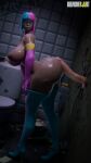 1boy 1girl 1girls 3d 3d_model 3d_render abs absurd_res absurd_resolution absurdly_large_cock african_female alternate_version_at_source alternate_version_available bathroom bathroom_background bathroom_sex bathroom_stall bathroom_tiles bending_forward bending_over big_ass big_balls big_breasts big_muscles big_penis big_testicles bleached bleacherart blue_hair bob_cut bobcut booty dark-skinned_female dark_nipples dark_skin dispatch_(game) faceless faceless_character faceless_human faceless_male female_focus female_human foreskin foreskin_folds glory_hole gloryhole gloves high_res high_resolution huge_ass huge_balls huge_breasts huge_cock huge_dick huge_penis huge_testicles huge_thighs humanoid humanoid_genitalia imminent_anal imminent_penetration imminent_sex imminent_vaginal interracial interracial_sex large_ass large_balls large_butt large_cock large_dick large_penis large_testicles large_thighs light-skinned_male light_body light_skin long_hair low-angle_view low_angle male muscular oil oiled oiled_body oiled_breasts oiled_skin oily_skin partial_male pink_hair prism public public_sex purple_hair qoh qoh_tattoo queen_of_hearts queen_of_hearts_symbol queen_of_hearts_tattoo raceplay raceplay_tattoo self_upload short_hair stockings thigh_high_boots thighs twitter_link twitter_user_oc twitter_username uncircumcised uncircumcised_male uncircumcised_penis uncut uncut_cock uncut_male uncut_penis video_game video_game_character video_game_franchise video_games visor wet wet_body wet_skin